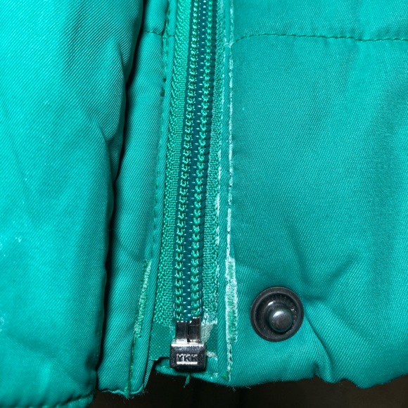 Columbia Omnishield green zip up snow jacket puffer size small - Picture 8 of 9